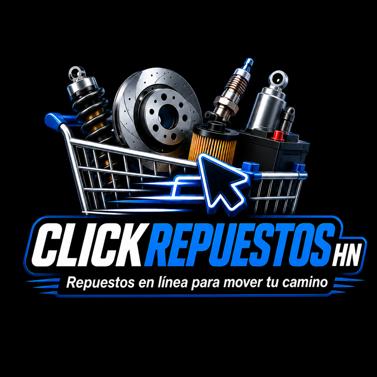 ClickRepuestos HN — Repuestos en línea para mover tu camino